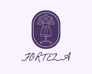 Purple Dress Mannequin logo design