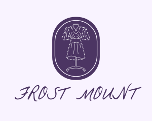 Purple Dress Mannequin logo design