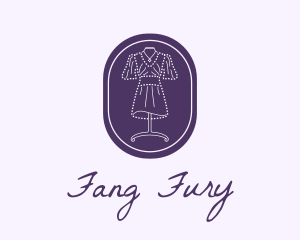 Purple Dress Mannequin logo design