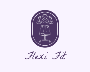 Purple Dress Mannequin logo design