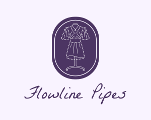 Purple Dress Mannequin logo design