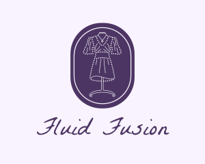 Purple Dress Mannequin logo design