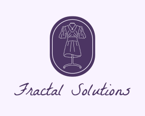 Purple Dress Mannequin logo design