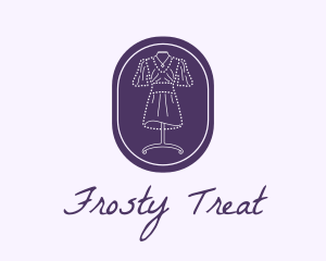 Purple Dress Mannequin logo design