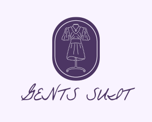 Purple Dress Mannequin logo design