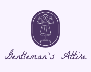 Purple Dress Mannequin logo design