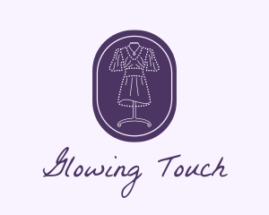 Purple Dress Mannequin logo design