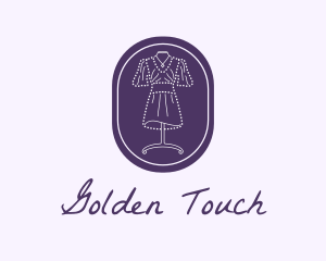 Purple Dress Mannequin logo design