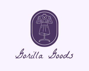 Purple Dress Mannequin logo design