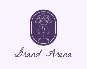 Purple Dress Mannequin logo design