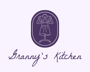 Purple Dress Mannequin logo design