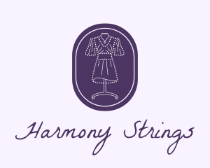 Purple Dress Mannequin logo design