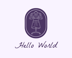 Purple Dress Mannequin logo design