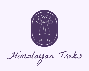 Purple Dress Mannequin logo design