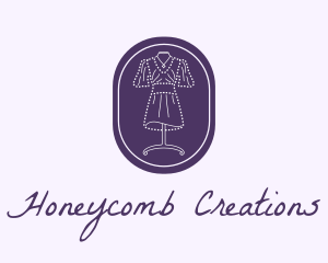 Purple Dress Mannequin logo design