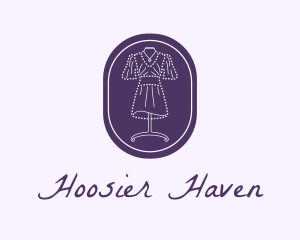 Purple Dress Mannequin logo design