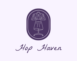 Purple Dress Mannequin logo design