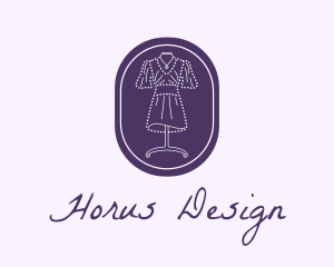 Purple Dress Mannequin logo design