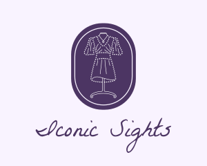 Purple Dress Mannequin logo design