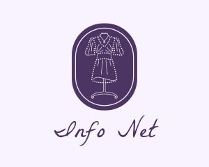 Purple Dress Mannequin logo design