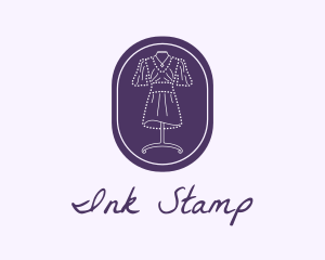 Purple Dress Mannequin logo design