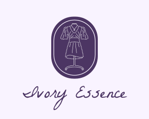 Purple Dress Mannequin logo design