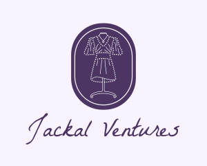 Purple Dress Mannequin logo design