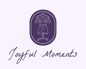 Purple Dress Mannequin logo design