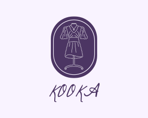 Purple Dress Mannequin logo design