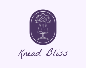 Purple Dress Mannequin logo design