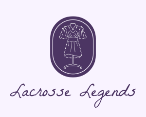 Purple Dress Mannequin logo design