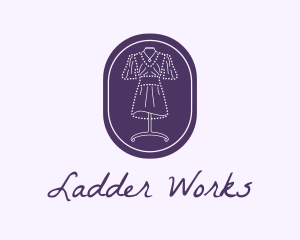 Purple Dress Mannequin logo design