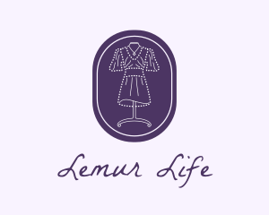 Purple Dress Mannequin logo design