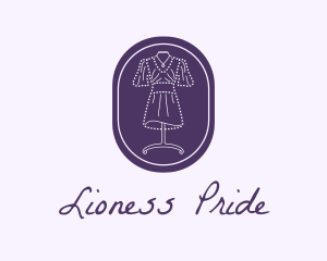 Purple Dress Mannequin logo design