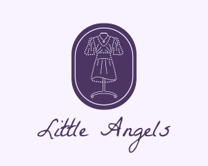 Purple Dress Mannequin logo design