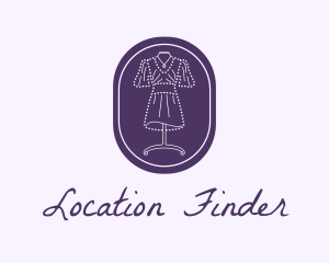 Purple Dress Mannequin logo design