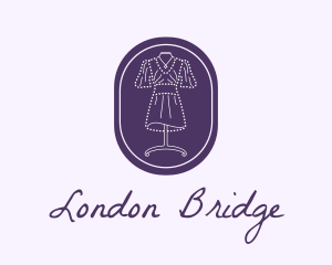 Purple Dress Mannequin logo design