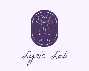 Purple Dress Mannequin logo design