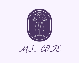 Purple Dress Mannequin logo design