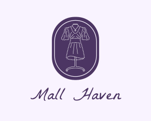 Purple Dress Mannequin logo design