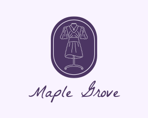 Purple Dress Mannequin logo design