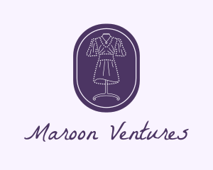 Purple Dress Mannequin logo design