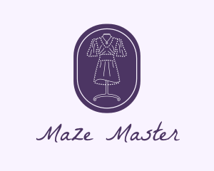 Purple Dress Mannequin logo design