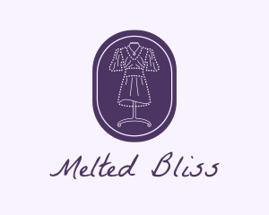 Purple Dress Mannequin logo design