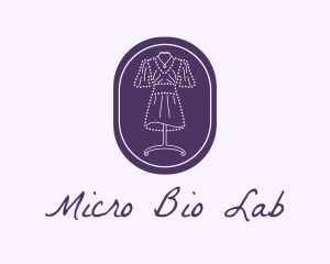 Purple Dress Mannequin logo design