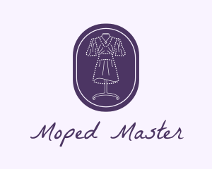 Purple Dress Mannequin logo design