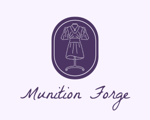 Purple Dress Mannequin logo design