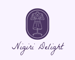 Purple Dress Mannequin logo design