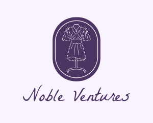 Purple Dress Mannequin logo design