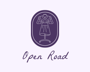 Purple Dress Mannequin logo design